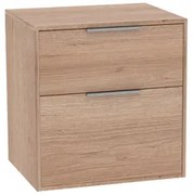 Roca Optica kúpeľňová skrinka bez umývadla 58,5x56,5x45,5 cm dub OPTDESK602ZO