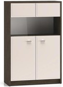 Vitrína L/P Avante 03 Milton Dub Windmill Dark/Kašmír