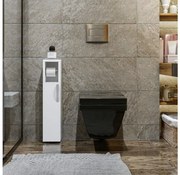 Skrinka s držiakom toaletného papiera STAR 65x15 cm biela