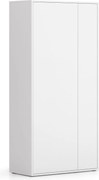 Šatní skriňa BLOCK, 850 x 400 x 1748 mm, biela