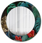 Les v džungli Okrúhle dekoračné zrkadlo