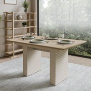 ROZKLÁDACÍ JEDÁLENSKÝ STÔL CELESTINO DUB + KAŠMÍR 140 - 180 cm