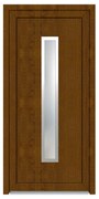 Solid Elements Vchodové dvere Hanna In, 90 L, 1 000 × 2 100 mm, plast, ľavé, dub zlatý