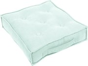 Prešívaný puf mätová 46x46x13cm