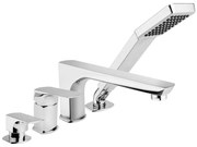 KFA Armatura 5535-210-00 - Vaňová batéria 4-otvorová MOKAIT lesklý chróm