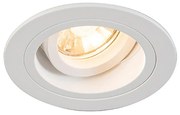 Zuma Line 92699 - Podhľadové svietidlo CHUCK DL ROUND 1xGU10/50W/230V biela
