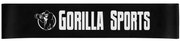 Gorilla Sports Fitness guma 35 lb, čierna