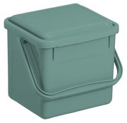 S - Odpadkový kôš na bio odpad, Kompostér BIO, matná zelená, 5 l