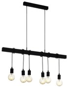 Eglo 49755 - Závesné svietidlo TOWNSHEND 6xE27/60W/230V