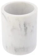 Kúpeľňový pohár Everist Marble, biela, 250 ml