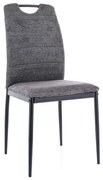 Jedálenská stolička Rip, sivá