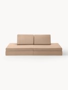 Detská ručne vyrobená zamatová pohovka na hranie Mila