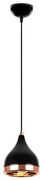 Závesné svietidlo na lanku YILDO 1xE27/40W/230V čierna/medená