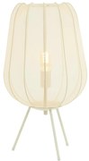 Krémová stolová lampa (výška 60 cm) Plumeria - Light & Living