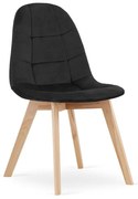 Set jedálenských stoličiek BORA čierna (4ks)