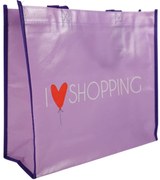 Nákupná taška SHOP & GO 37 cm - viac variantov Varianta: I love shopping