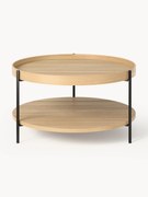 Okrúhly drevený konferenčný stolík Renee