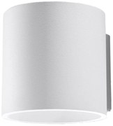 Nástenné svietidlo Orbis, 1x biele kovové tienidlo