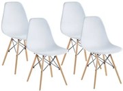 Set 4 stoličiek MATERA Saska Garden 1028446 - biely