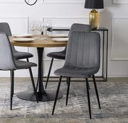 Štýlová jedálenská stolička Arlen šedá velúr