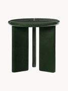 Okrúhly betónový pomocný stolík Deya