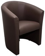 MUŠLA koženkové Tmavo hnedé EK1001darkbrown