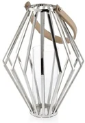 LAMPÁŠ GEO 41X31 CM STRIEBORNÁ
