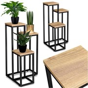 Stojan na kvety MUNIR CRAFT čierny