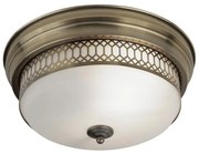 Searchlight 4132-2AB - Stropné svietidlo EDINBURGH 2xE27/40W/230V bronzová