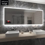 SMART Zrkadlo do kúpeľne s LED osvetlením M1 + SmartScreen with Google TV