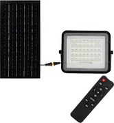LED Vonkajší solárny reflektor LED/10W/3,2V IP65 4000K čierna + DO