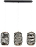 Rabalux 72093 - Luster na lanku ADALLA 3xE27/40W/230V ratan
