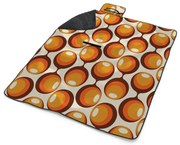 Sablio Plážová deka Karamelové kruhy: 200x140 cm