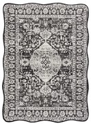 Koberec ORGANIC 2762 čierny / krémový