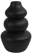 Čierna keramická váza CAIRN 22 cm