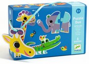 Puzzle Duo - Pohyblivé zvieratká