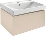 Kúpeľňová skrinka s umývadlom SAT Feel 60x30x46 cm pieskovo béžová mat SATFEEL60BEU5