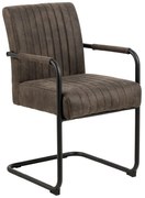 Tmavosivé jedálenské stoličky v súprave 2 ks Adele – Actona