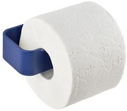 Modrý nástenný kovový držiak na toaletný papier Ume – Zone