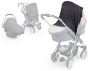 Univerzálna clona na kočík / sedačku - šedá