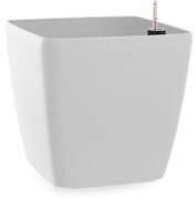 Flower Lover Samozavlažovací kvetináč Quadrato matt biela, 24 cm, 24 cm