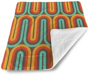 Sablio Deka pre bábätko Retro vlny - 80x100 cm