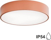 Kúpeľňové stropné svietidlo CLEO 3xE27/24W/230V pr. 40 cm medená IP54