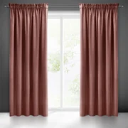 ZATEMŇOVACÍ ZÁVES NA PÁSKE PIERRE CARDIN SIBEL 140X270 CM STARORUŽOVÁ