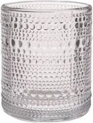 Sklenený svietnik 8,5 x 10 cm%