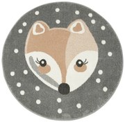Detský koberec Lima 1312B sivý / ružový