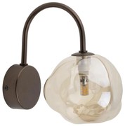 Nástenné svietidlo LAVA 1xG9/8W/230V bronzová/dymová béžová