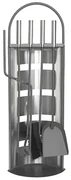 Sada kutáč Homefire FT087XG, ku krbu, 4 dielna, nerezová, 66 cm,
