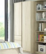 Šatníková skriňa Carlos, dub sonoma, 100 cm%