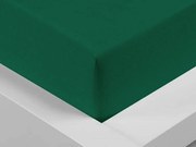 XPOSE® Detská jersey plachta Exclusive - zelenkavá 80x160 cm